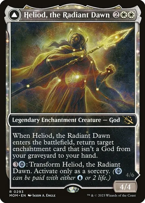 Heliod, el Amanecer Radiante // Heliod, el Eclipse Deformado