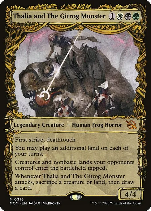 Thalia y el monstruo Gitrog