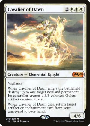 MTG Canarias – M20 10 – Cavalier of Dawn