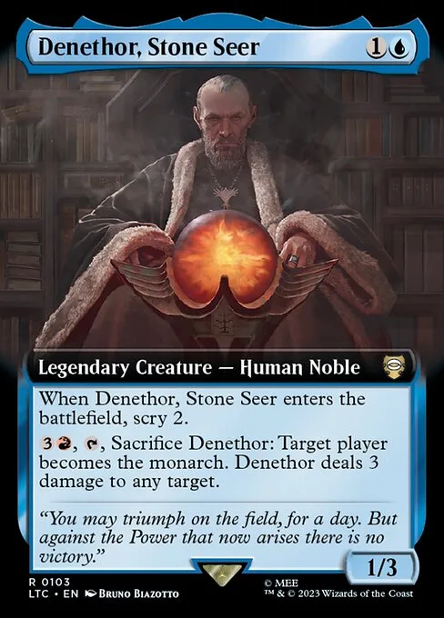Denethor, contemplador de la piedra