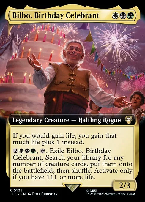 Bilbo, cumpleañero