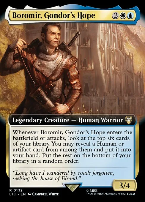 Boromir, esperanza de Gondor