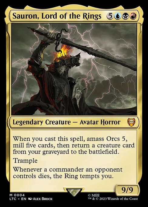 Sauron, Señor de los Anillos