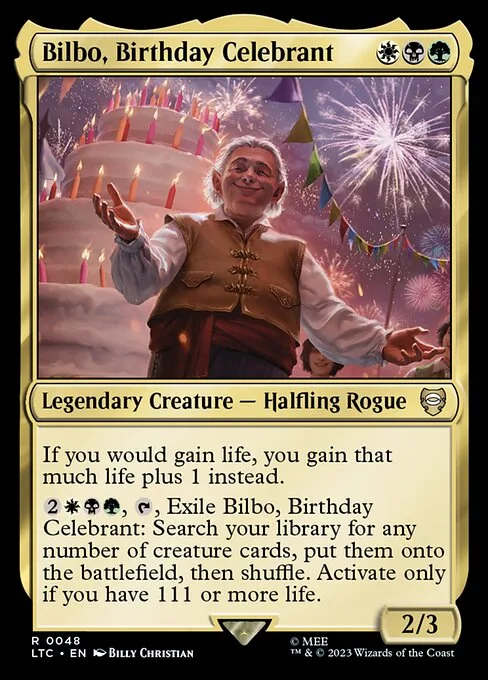 Bilbo, cumpleañero