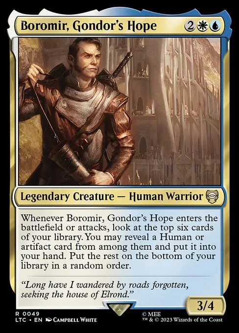 Boromir, esperanza de Gondor