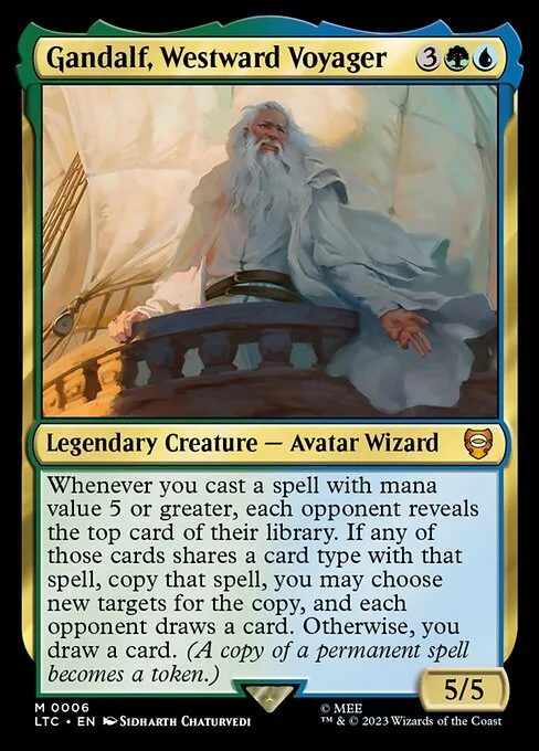 Gandalf, viajero hacia el Oeste