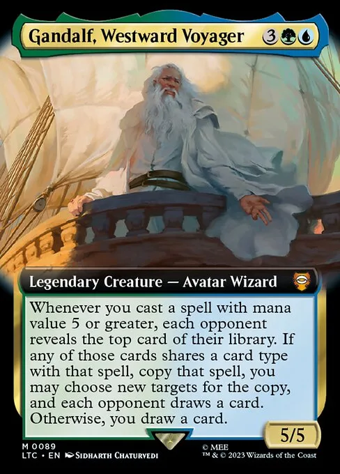 Gandalf, viajero hacia el Oeste