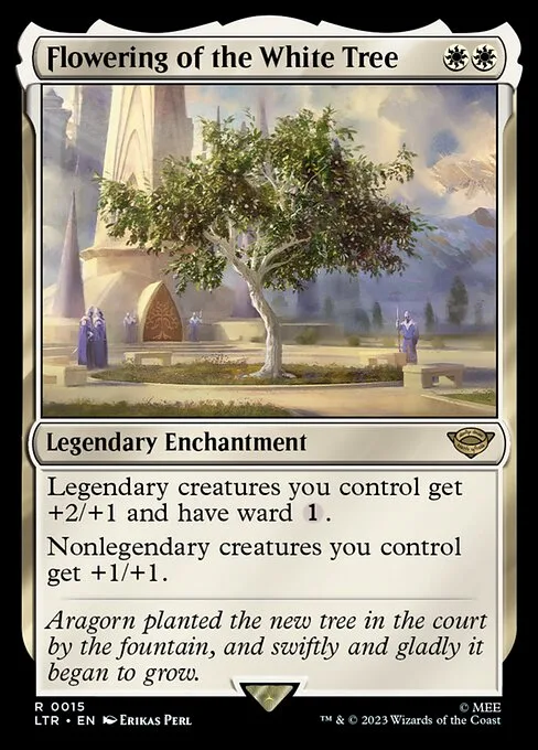 Floración del Árbol Blanco