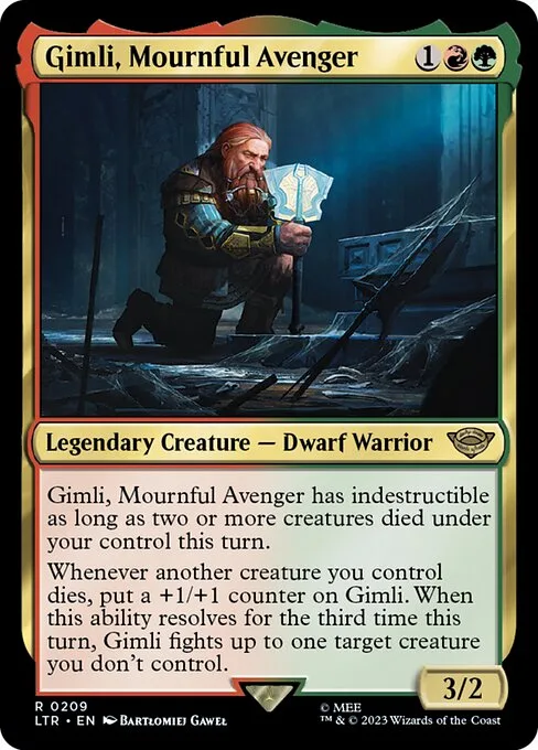 Gimli, vengador afligido