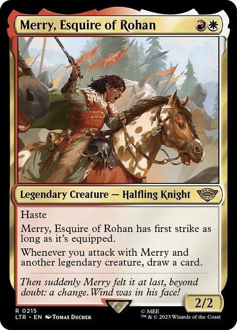 Merry, escudero de Rohan