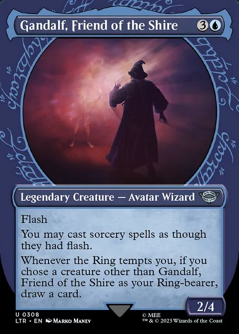 Gandalf, amigo de la Comarca