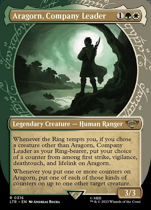 Aragorn, líder de la compañía