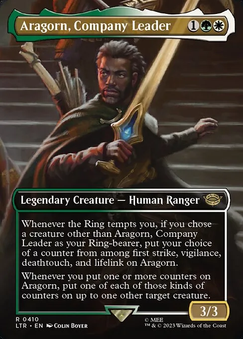 Aragorn, líder de la compañía