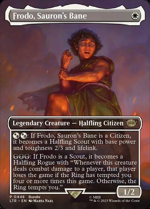 Frodo, la ruina de Sauron