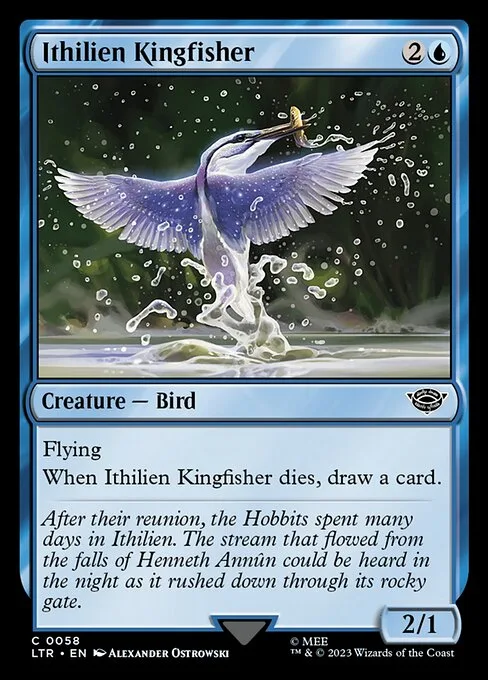 Pájaro pescador de Ithilien