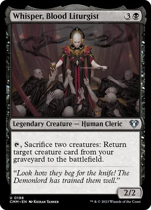 Susurro, liturgista de la sangre