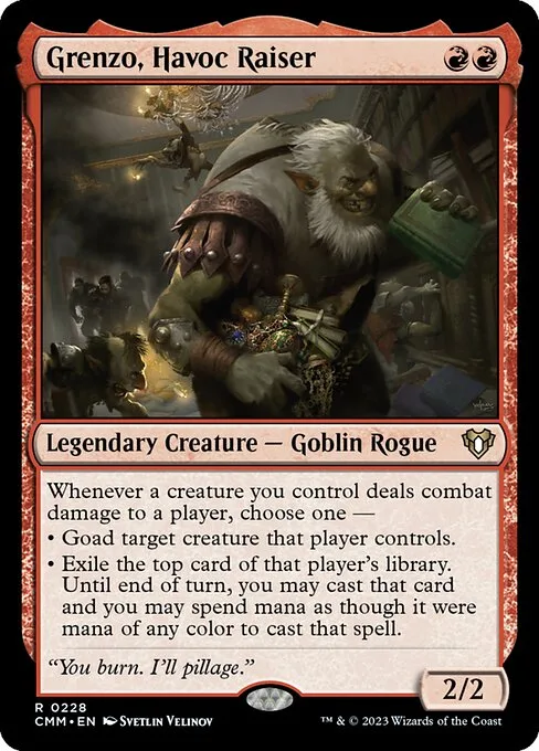 Grenzo, creador de estragos