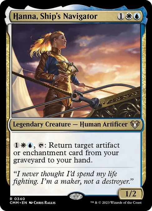Hanna, navegante del barco