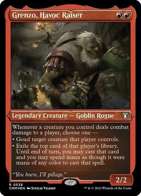 Grenzo, creador de estragos