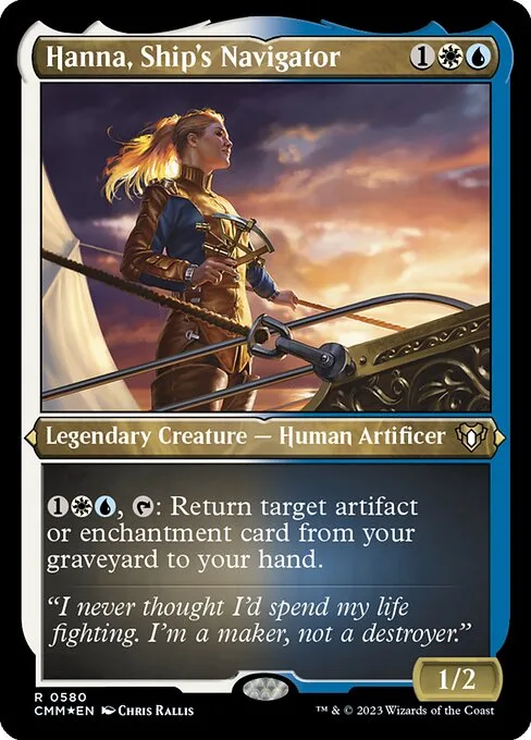 Hanna, navegante del barco