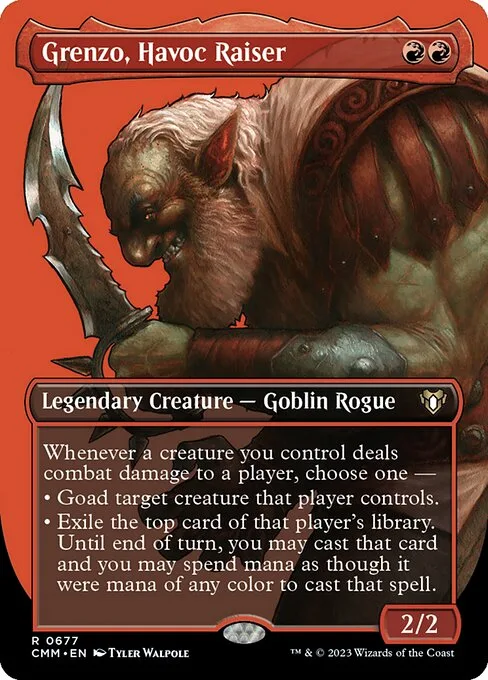 Grenzo, creador de estragos