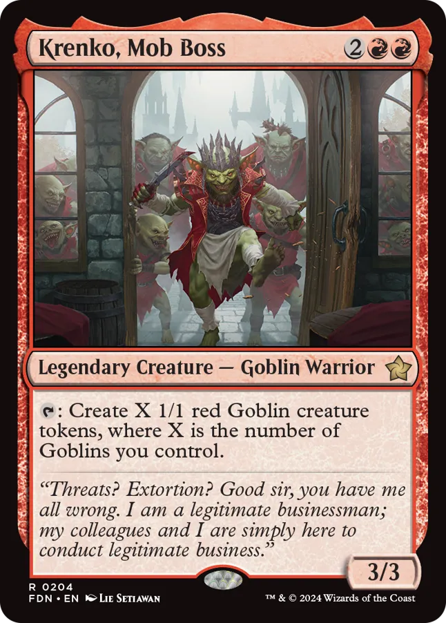 MTG Canarias - FDN 0204 - Krenko, Mob Boss