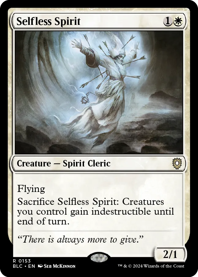 MTG Canarias - BLC 0153 - Selfless Spirit
