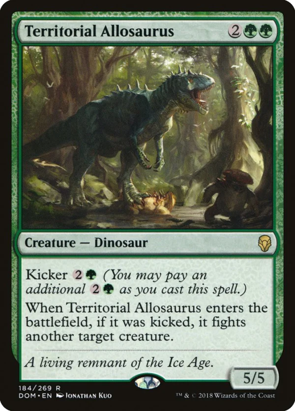 MTG Canarias - DOM 184 - Territorial Allosaurus