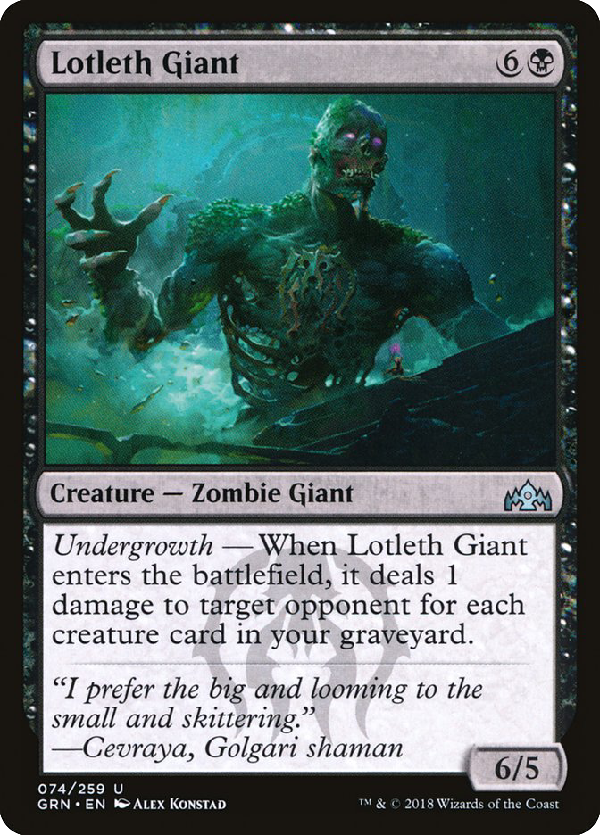 MTG Canarias - GRN 074 - Lotleth Giant