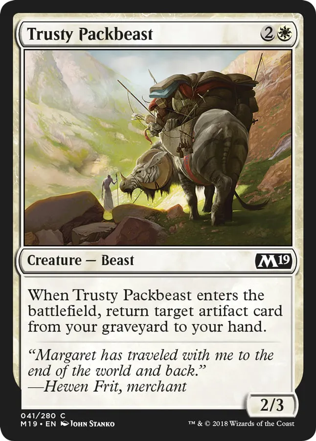 MTG Canarias - M19 041 - Trusty Packbeast