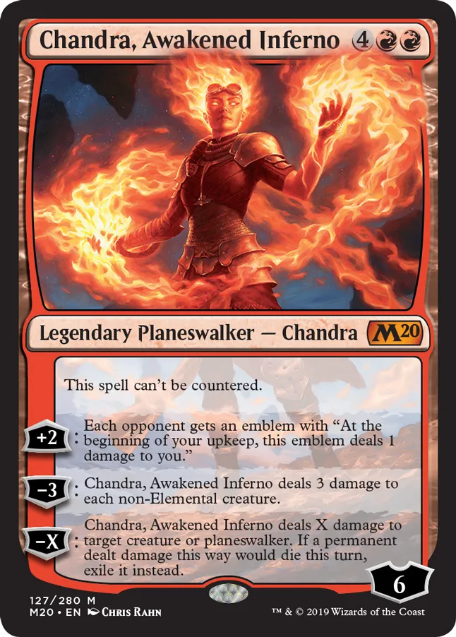 MTG Canarias - M20 127 - Chandra, Awakened Inferno