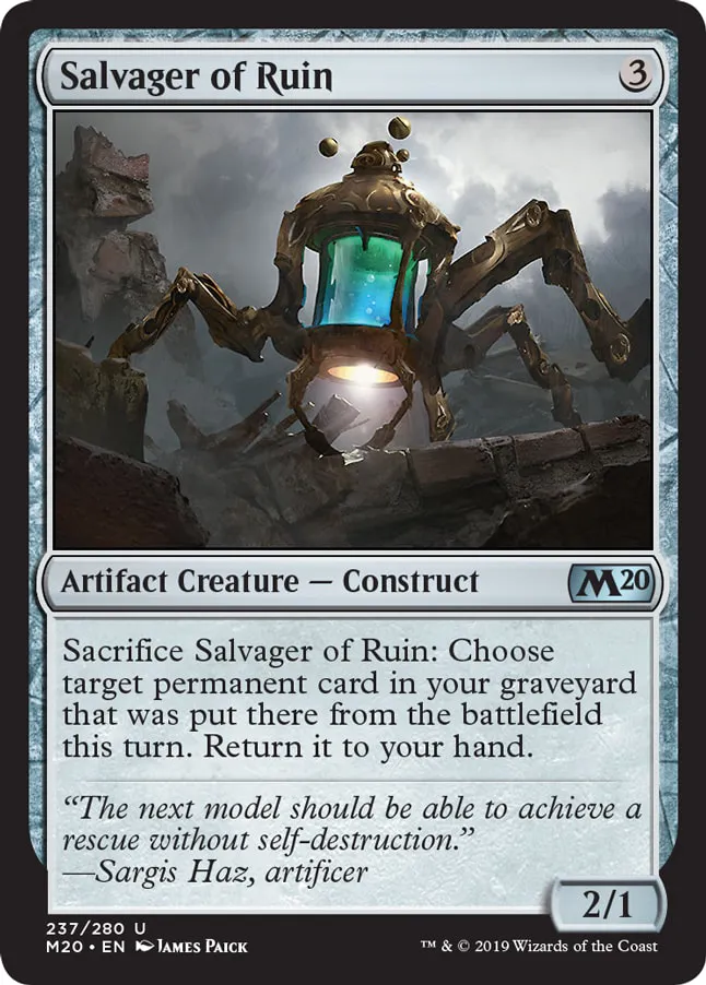 MTG Canarias - M20 237 - Salvager of Ruin
