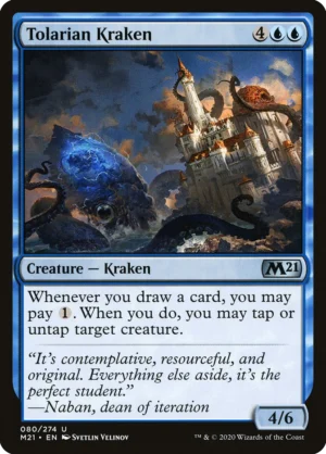 MTG Canarias – M21 80 – Tolarian Kraken