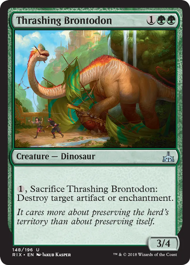 MTG Canarias - RIX 148 - Thrashing Brontodon
