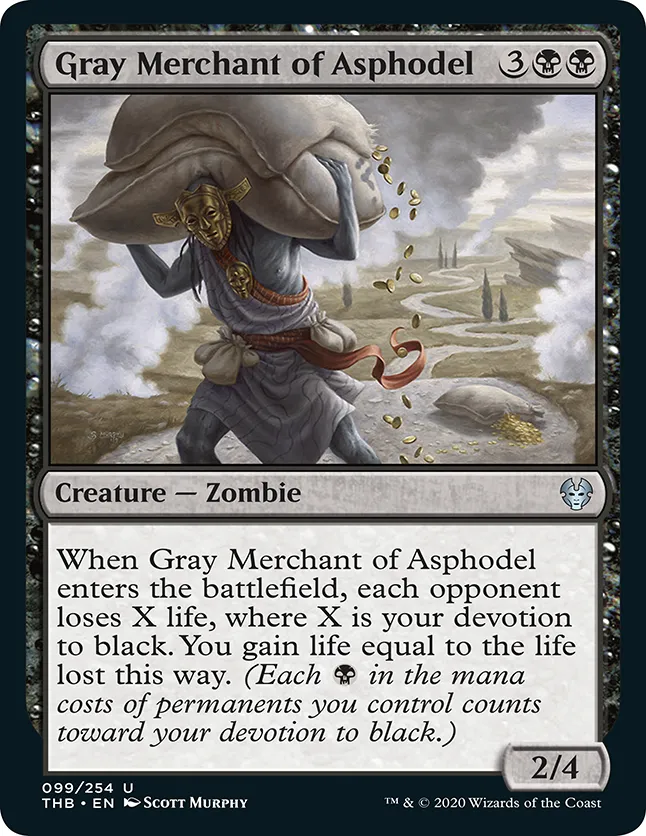 MTG Canarias - THB 099 - Gray Merchant of Asphodel