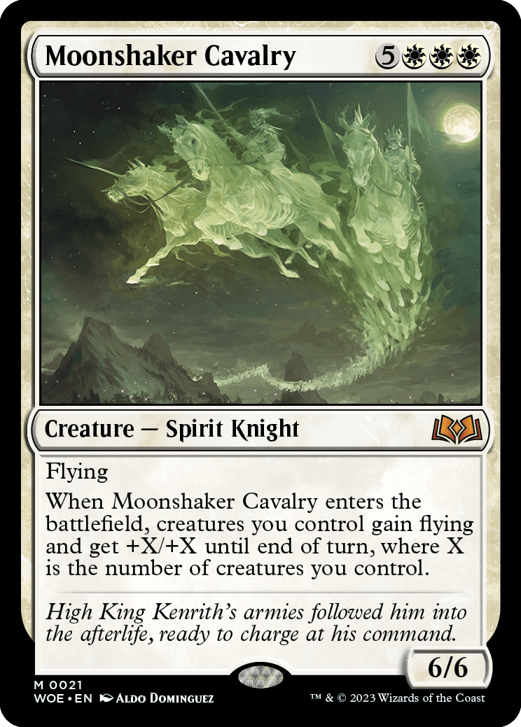 MTG Canarias - WOE 0021 - Moonshaker Cavalry