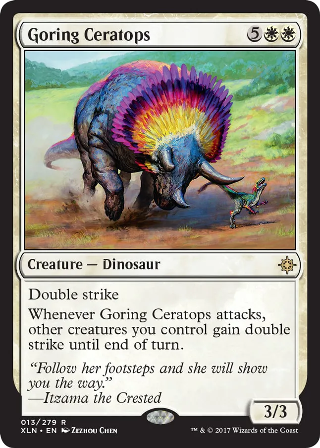 MTG Canarias - XLN 013 - Goring Ceratops