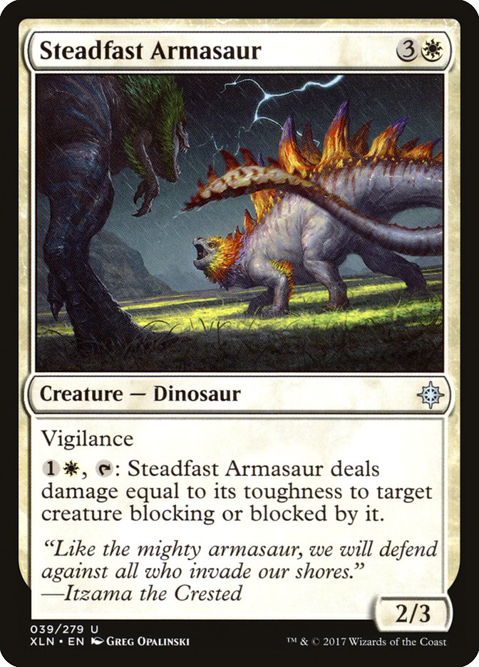 MTG Canarias - XLN 039 - Steadfast Armasaur