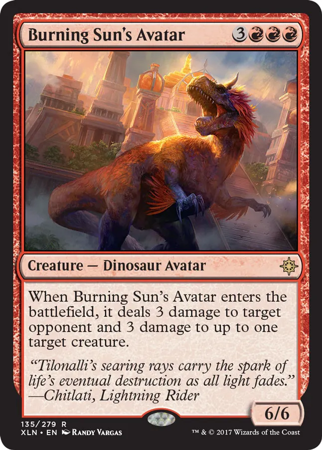 MTG Canarias - XLN 135 - Burning Sun's Avatar
