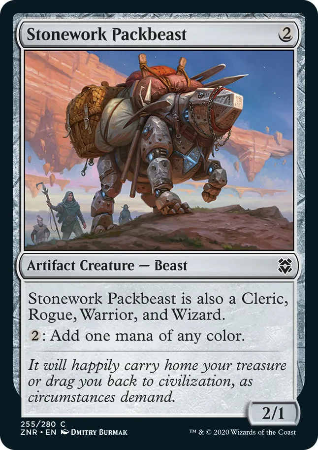 MTG Canarias - ZNR 255 - Stonework Packbeast