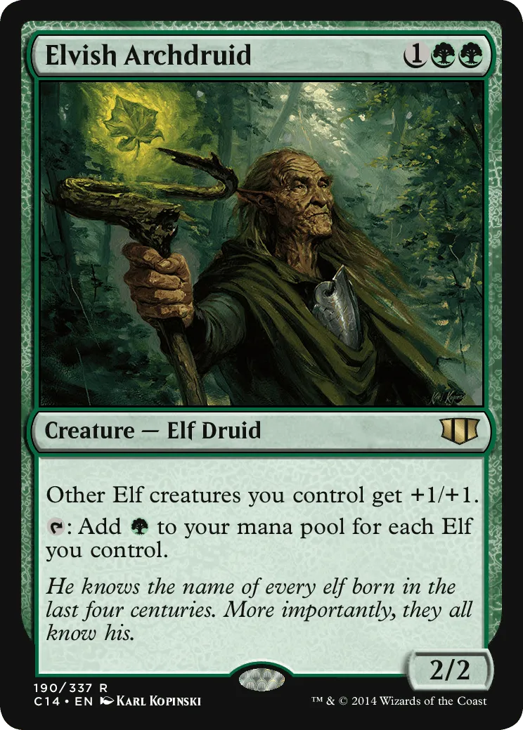 MTG Canarias - C14 190 - Elvish Archdruid