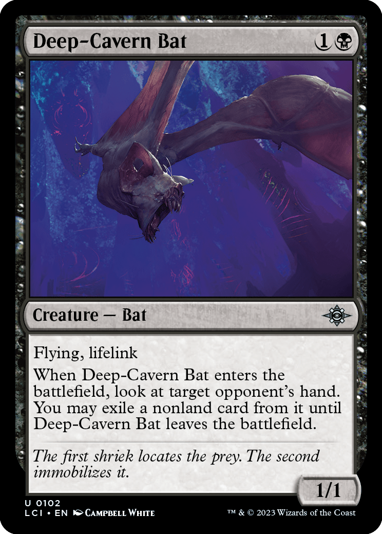 MTG Canarias - LCI 0102 - Deep-Cavern Bat