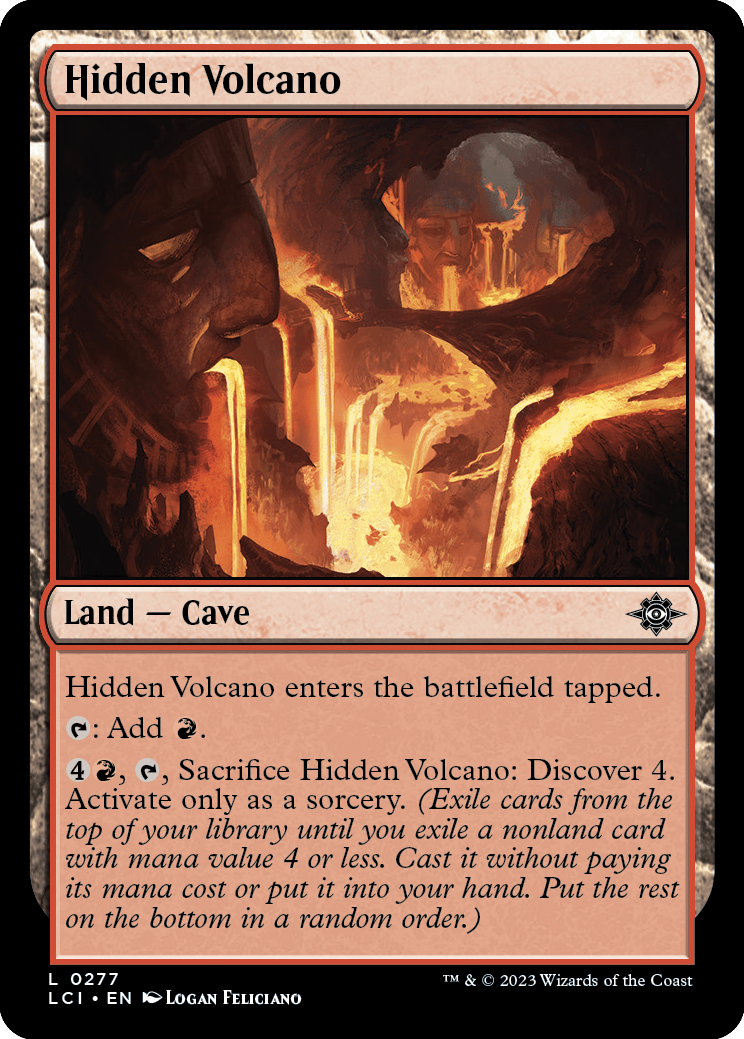 MTG Canarias - LCI 0277 - Hidden Volcano