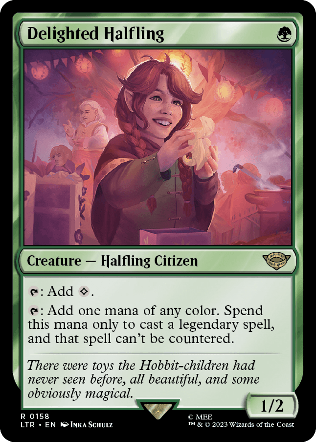 MTG Canarias - LTR 0158 - Delighted Halfling