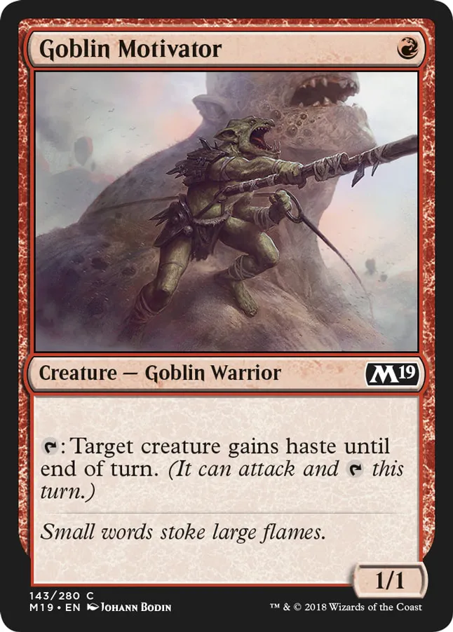 MTG Canarias - M19 143 - Goblin Motivator