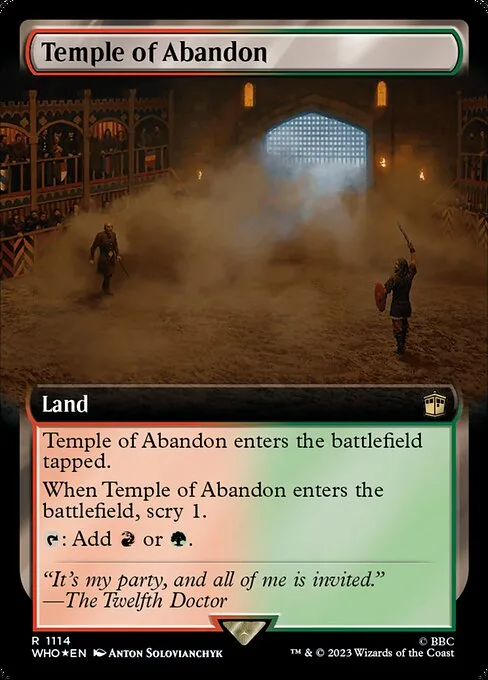 Templo del abandono