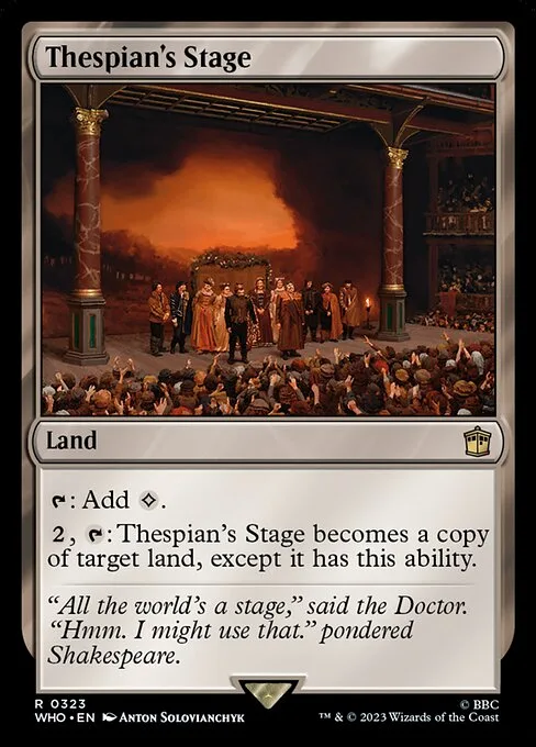 Escenario de actores