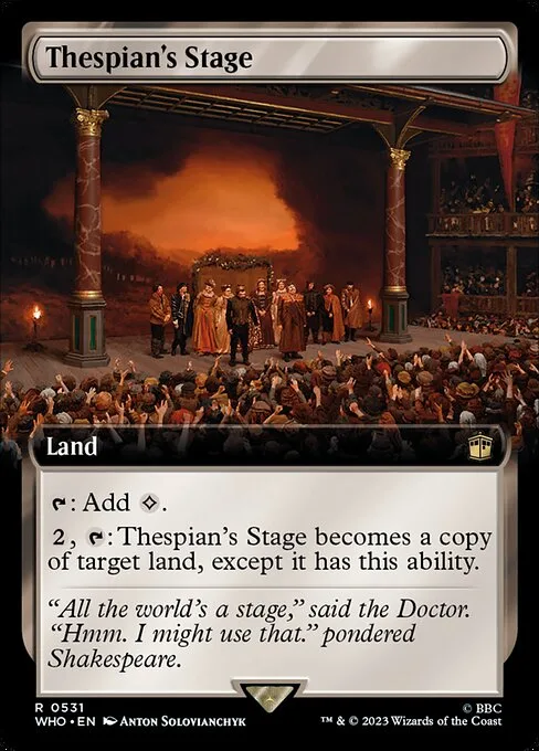 Escenario de actores