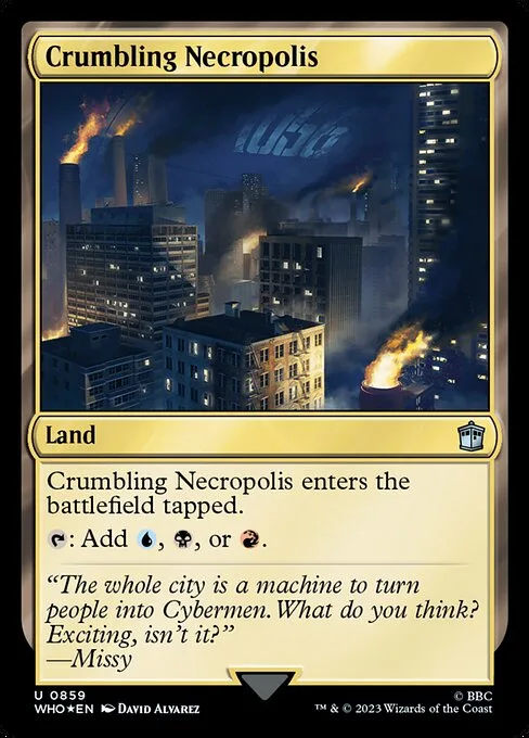 Necrópolis desmoronándose
