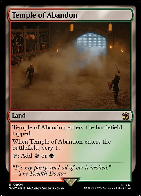 Templo del abandono